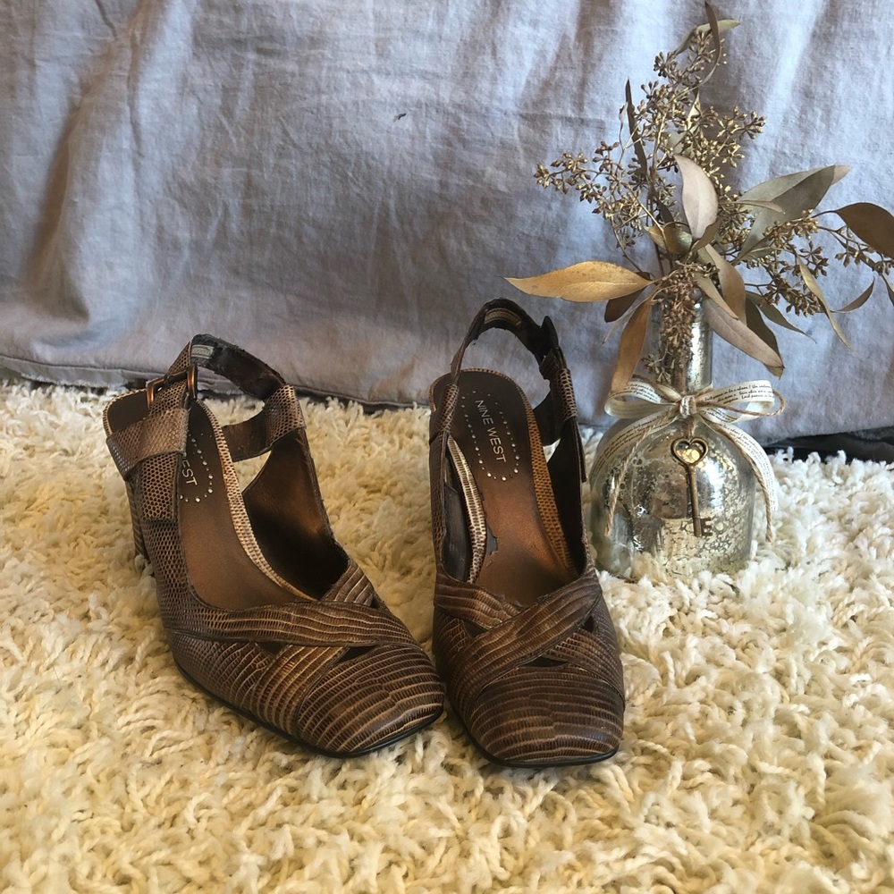 Nine West Vintage Leather Heels